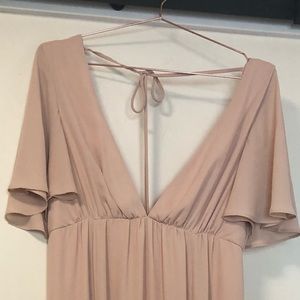 Show Me Your MuMu Blush Dress (XL)